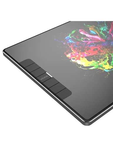 Drawing Tablet with Laminated Screen Battery-Free Stylus Touch Bar for Windows, Mac Pen Display VK1200 