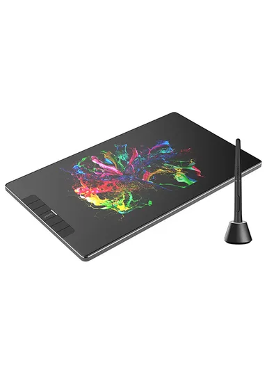 Drawing Tablet with Laminated Screen Battery-Free Stylus Touch Bar for Windows, Mac Pen Display VK1200 