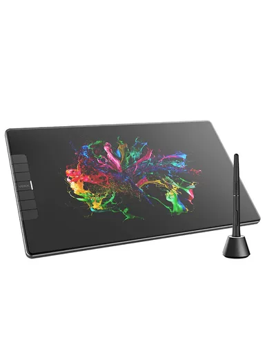 Drawing Tablet with Laminated Screen Battery-Free Stylus Touch Bar for Windows, Mac Pen Display VK1200 