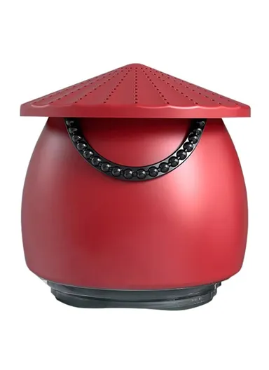 Mini Portable Bluetooth-compatible Speaker, IPX7 Waterproof, Subwoofer Metal Speaker (CE) A123 - Red