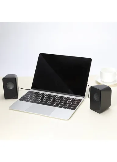 S2 Dual Wired Speaker Heavy Bass Surround Sound System Music Speaker for Desktop and Laptop