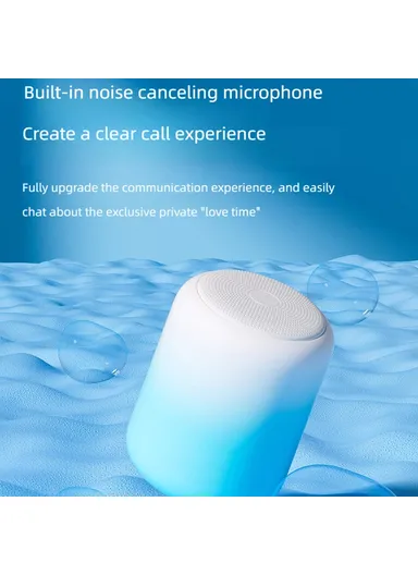 Portable Bluetooth-compatible Speaker Wireless Waterproof Music Speaker Support TF Card BT2939 - White