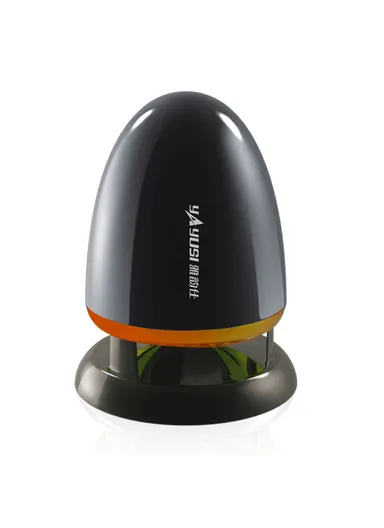 Mini Speaker 3.5mm Audio Speaker with LED Light Non-Slip Wired Sound Amplifier for Desktop A801 