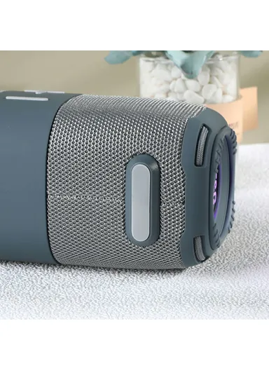 Wireless Bluetooth-compatible Speaker Portable TWS Subwoofer with Handle TG-668- Red