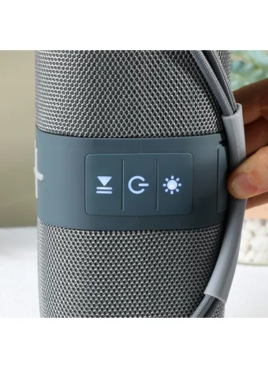 Wireless Bluetooth-compatible Speaker Portable TWS Subwoofer with Handle TG-668- Gold