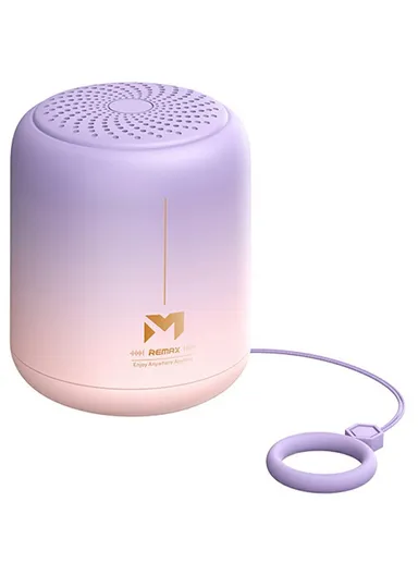 Wireless Portable Speaker, 8W Bluetooth-compatible 5.4, IPX5 Waterproof Loudspeaker RB-M2 - Purple Pink Gradient