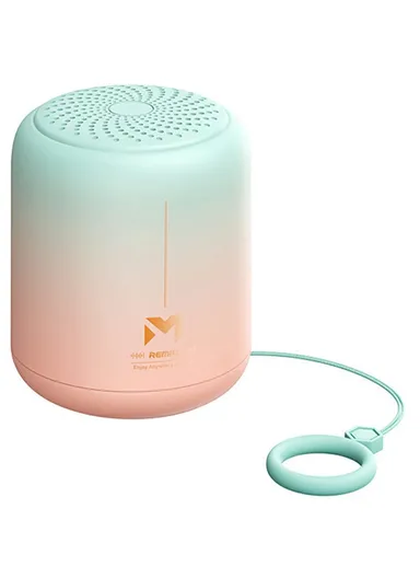 Wireless Portable Speaker, 8W Bluetooth-compatible 5.4, IPX5 Waterproof Loudspeaker RB-M2 - Green Pink Gradient 