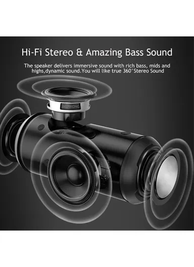 1200mAh Portable Waterproof Wireless Bluetooth Speaker TG621 - Camouflage