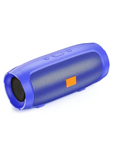 800mAh Portable Rechargeable Bluetooth Speaker Heavy Bass Wireless Music Subwoofer Support TF Card U-Disk J006 - Blue
