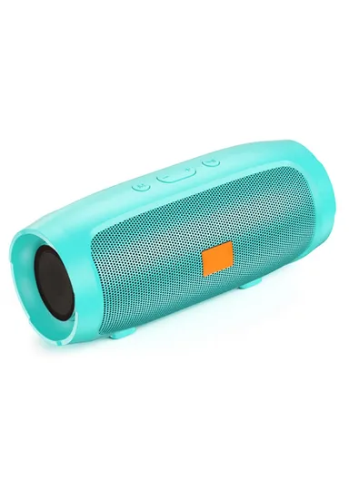 800mAh Portable Rechargeable Bluetooth Speaker Heavy Bass Wireless Music Subwoofer Support TF Card U-Disk J006 - Green