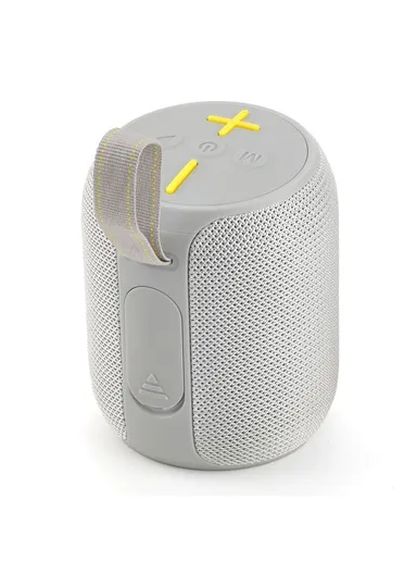 Portable Rechargeable Boombox Bluetooth-Compatible Speaker FM Radio Support U-Disk TF Card TG673 - Grey
