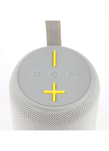 Portable Rechargeable Boombox Bluetooth-Compatible Speaker FM Radio Support U-Disk TF Card TG673 - Grey