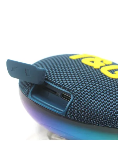 Portable Outdoor Bluetooth-Compatible Speaker IPX6 Waterproof LED Light Wireless Loudspeaker TG-422 - Black