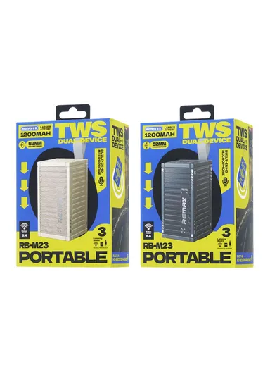 Wireless Portable Speaker, Container Design, Bluetooth-Compatible Stereo Loudspeaker RB-M23 - Beige