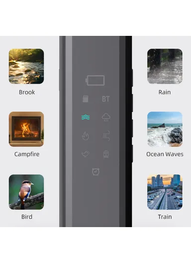 Portable Bone Conduction, Sleep Aid Music Box, Wireless Bluetooth-Compatible Under Pillow Speaker SMB-05 - White