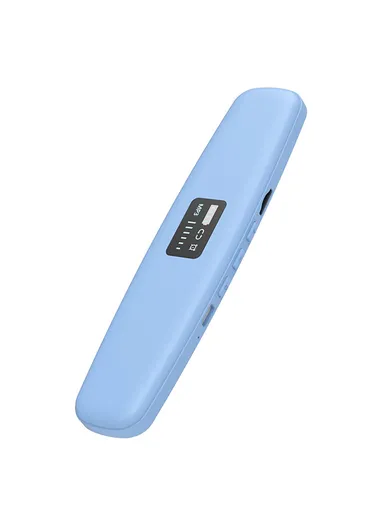 Smart Sleep Aid Under-Pillow Music Box, Bone Conduction Wireless Bluetooth-Compatible Speaker SMB-06 - Blue