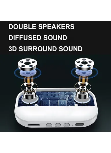 Bone Conduction Under-Pillow Speaker, Bluetooth-Compatible Sleep Aid Mini Music Box SMB-02 - Pink