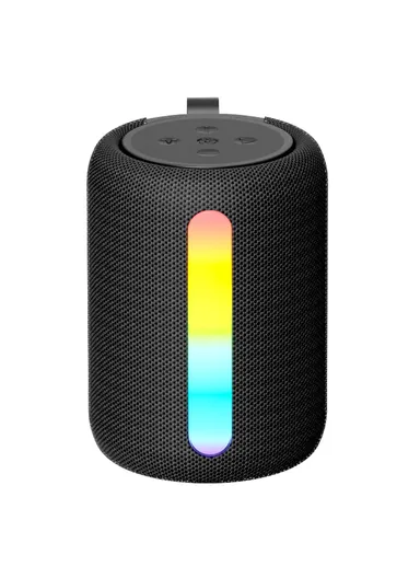 Fabric Mesh BT Speaker with Ambient Light Stereo Sound Multi-Connection Portable Speaker S56