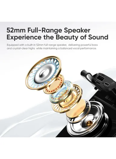 Fabric Mesh BT Speaker with Ambient Light Stereo Sound Multi-Connection Portable Speaker S56