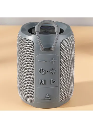 Portable Wireless Subwoofer Bluetooth-compatible Mini Speaker with Hanging Loop TG679 - Black