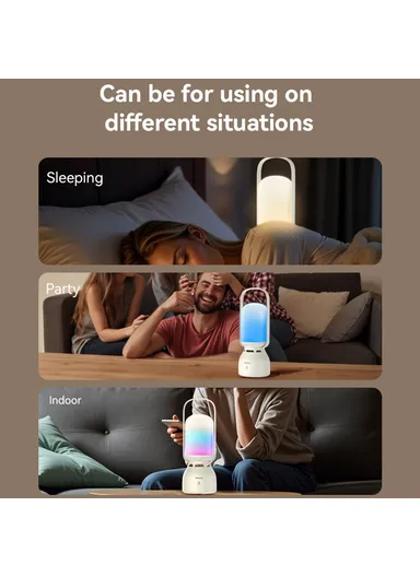 Outdoor Bluetooth-Compatible Speaker Portable Wireless Music Player with 11 Lighting Modes YSW26 