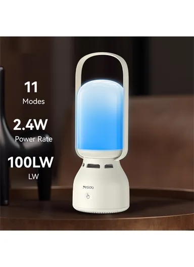 Outdoor Bluetooth-Compatible Speaker Portable Wireless Music Player with 11 Lighting Modes YSW26 