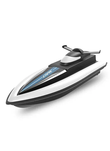 2.4GHz RC Boat Remote Control Racing Boat Waterproof Toy for Lake Pool, Sea - Black/3 Battery