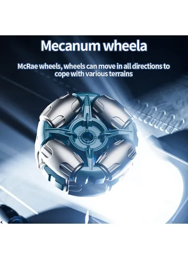 Spray RC Car Model Remote Control Stunt Vehicle with LED Light, 2 Batteries 4DRC Y6 8WD - Red