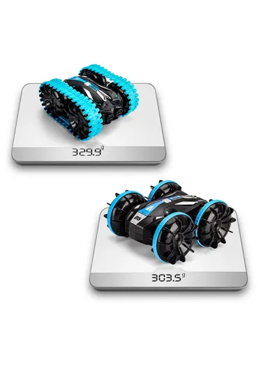 2.4G Remote Control Car Double-sided Tumbling Four-wheel Amphibious Stunt RC Car Children Toy Q113 