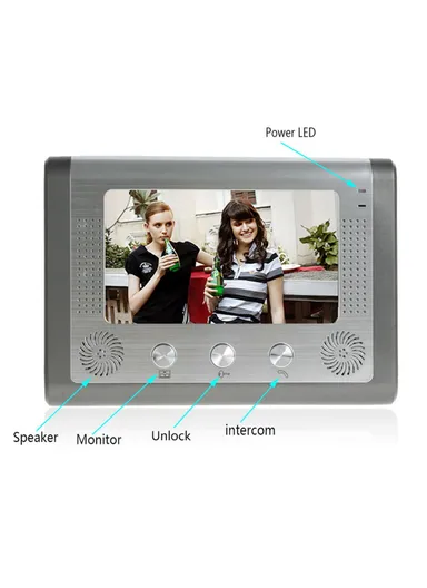 7-inch Wired Video Doorbell Home Intercom Kit, EU Plug 801FA11 
