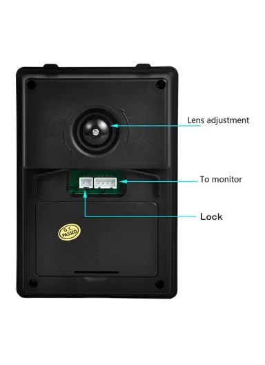 7-inch Wired Video Doorbell Home Intercom Kit, EU Plug 801FA11 