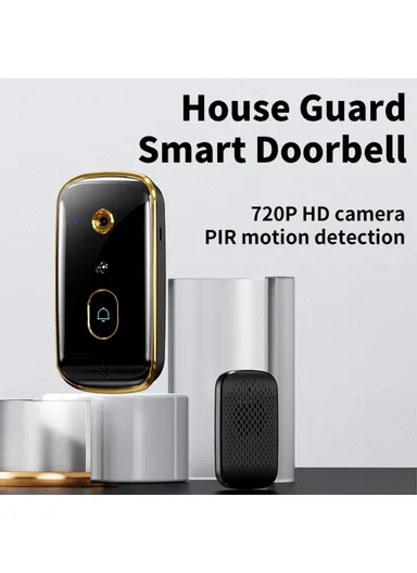 Motion Detection Wireless WiFi Doorbell Phone APP Voice Intercom Video Talk Smart Doorbell X10