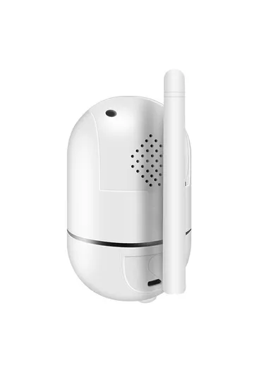 3.2-inch LCD Baby Monitor 2 Way Voice Built-in Lullabies Home Baby Security Camera D031 - Blue / EU Plug