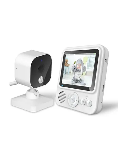 Baby Monitor 2.8 inch Indoor Security Camera Two-Way Audio, Lullabies - EU Plug ABM900