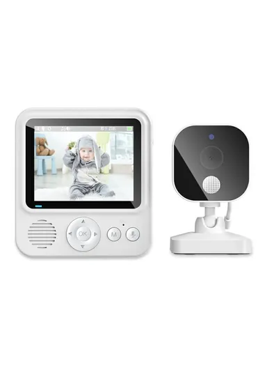 Baby Monitor 2.8 inch Indoor Security Camera Two-Way Audio, Lullabies - EU Plug ABM900