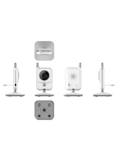 Baby Safety Monitor 3.2-inch Wireless Digital Monitor Two-way Intercom Room Temperature Detection - EU Plug VB607