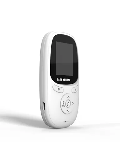 2.0-inch Night Vision Wireless Baby Monitor Room Temperature Monitor Intercom Camera - EU Plug