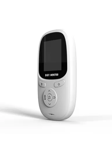 2.0-inch Night Vision Wireless Baby Monitor Room Temperature Monitor Intercom Camera - EU Plug