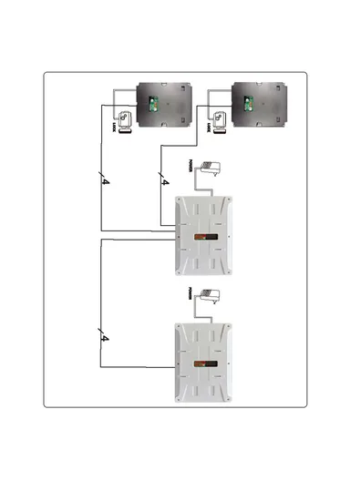N1 7 Inches Doorbell Camera Video Intercom System for Villa Home Office Apartment - EU Plug