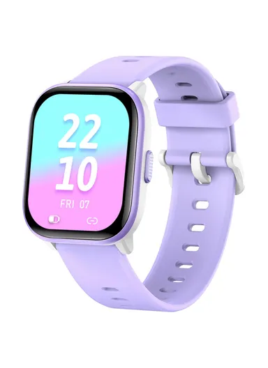 1.5 Inch IPS Screen Smart Sports Watch Fitness Tracker Heart Rate Monitor Wristwatch W99  - Purple