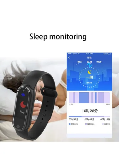 Mosquito Repellent Smart Watch, Blood Pressure Heart Rate Health Monitoring Sports Bracelet Q3 