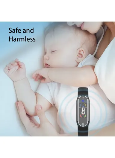 Mosquito Repellent Smart Watch, Blood Pressure Heart Rate Health Monitoring Sports Bracelet Q3 