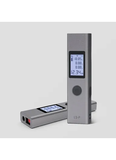 Laser Rangefinder LS-P 40m USB Flash Charging Laser Range Finder Measurement Rangefinder - Black