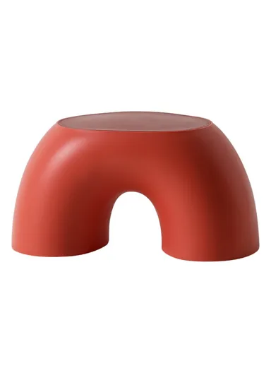 Children's Stool Simple Small Home Round Smooth Comfortable Non-slip Durable Shoe Changing Stool Chair - Red