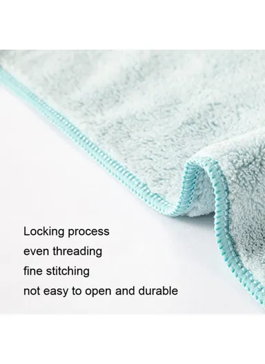 Thickened Towel Ultra Soft Absorbent Towel Newborn Bath Face Towel Baby Washcloths - Yellow