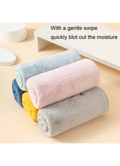Thickened Towel Ultra Soft Absorbent Towel Newborn Bath Face Towel Baby Washcloths - Grey