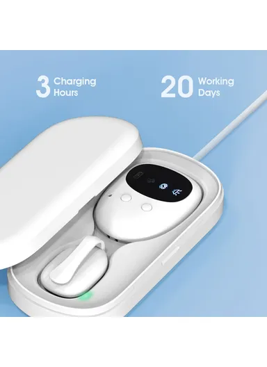 Wireless Detachable Bedwetting Alarm for Infants  /  Elderly 3 Modes Nighttime Urine Sensor (With Black Screen) TXQ-02