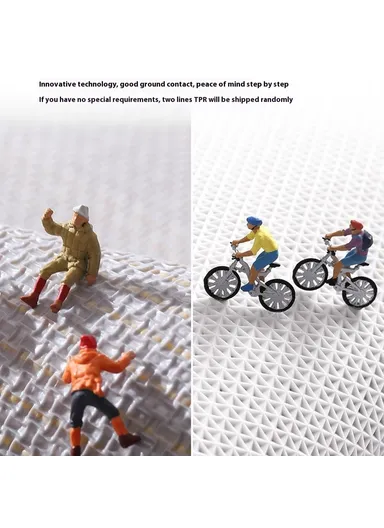 48 x 60cm Irregular Fruit Design Water Absorbent Bath Rug Machine Washable Non Slip Entrance Mat - Peach