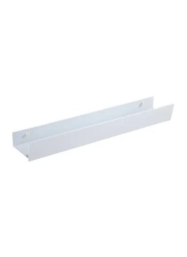 60cm Simple Bathroom Kitchen Wall-Mounted Aluminum Storage Rack 5304 - White