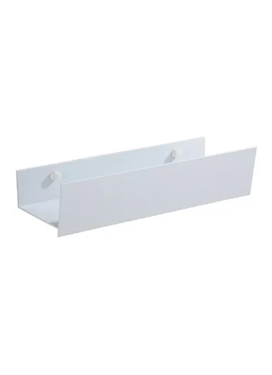 30cm Bathroom Kitchen Storage Shelf Aluminum Wall Mounted Storage Rack 5304 - White